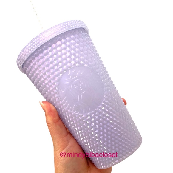 Starbucks Winter Holiday 2021 Icey White studded bling 16 oz grande tumbler cup - Picture 6 of 6